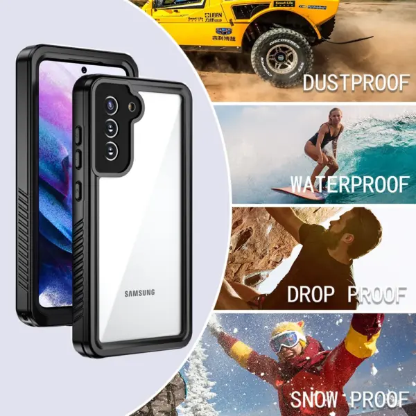 IP68 Waterproof Case for Samsung Galaxy S22 Ultra Shell Swimming Diving Shockproof Cover for Samsung S22+Full Protection Cases - Image 3