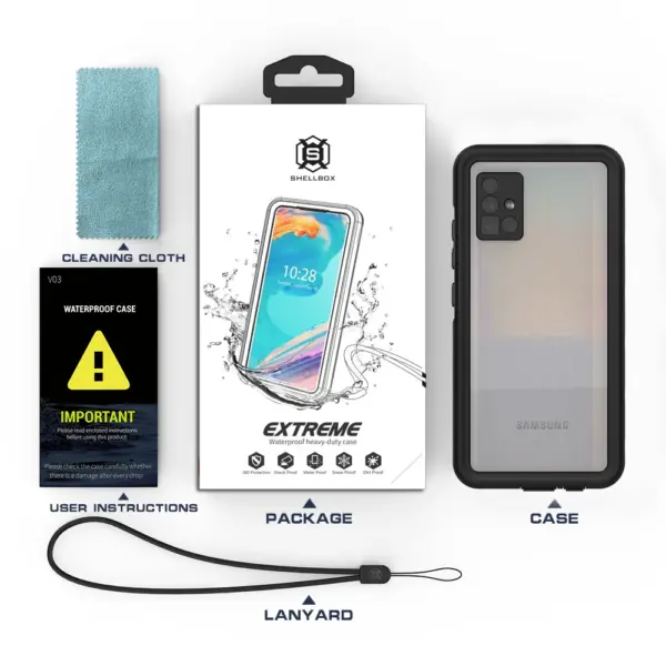 IP68 Waterproof Case for Samsung Galaxy S22 Ultra Shell Swimming Diving Shockproof Cover for Samsung S22+Full Protection Cases - Image 5