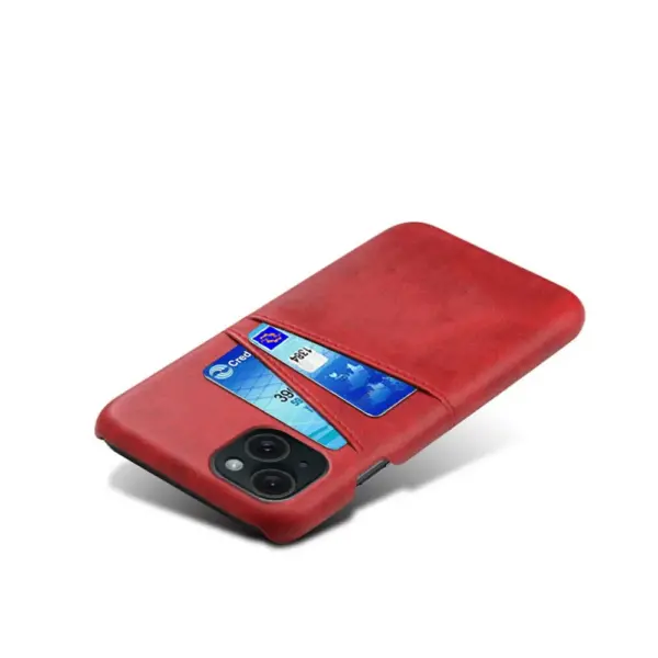 Luxury Matte Leather Phone Case for iPhone 15 14 13 12 11 Pro Max Cover Slim Wallet Card Holder Protective Shell Antidrop Bumper - Image 4
