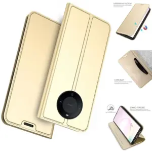 Luxury Phone Case for Honor Magic 6 Pro Mate 60 Pro+ Cover Foldable Stand Skinsense PU Leather Magnetic Flip Card Wallet Pouch