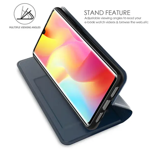 Luxury Phone Stand Case for Redmi Note 12s 12 10 9 Pro Full Coverage Skinsense PU Leather Magnetic Flip Card Slot Wallet Pouch - Image 5