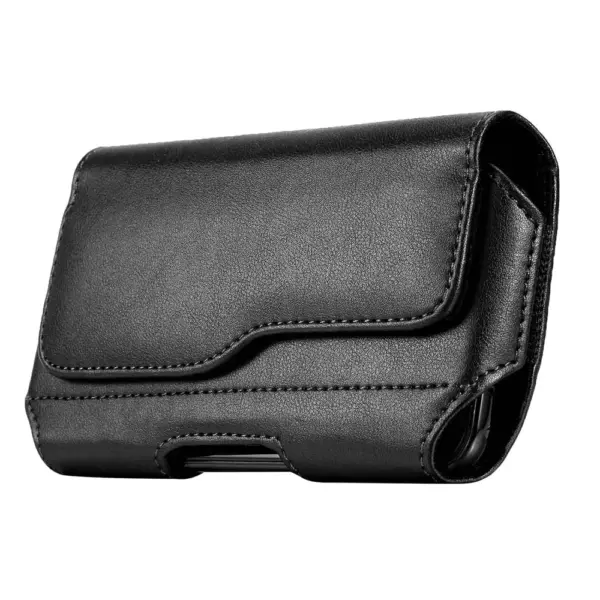 Universal Leather Case for iPhone Samsung Huawei Xiaomi Mens Waist Pack Belt Clip Bag Smaller than 7" Mobile Phone Pouch Holster - Image 5