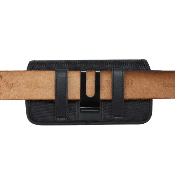Universal Nylon Case for iPhone Samsung Huawei Xiaomi Mens Waist Pack Belt Clip Bag Card Slot Mobile Phone Pouch Holster - Image 2