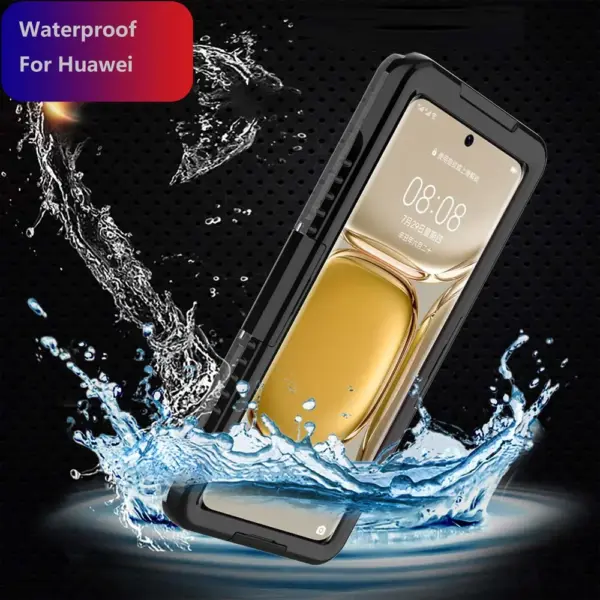 Waterproof Case for Huawei P60 Pro Plus P40 Lite Shell Swimming Shockproof Cover Full Protecion Pouch Anti Drop Bumper - Image 2