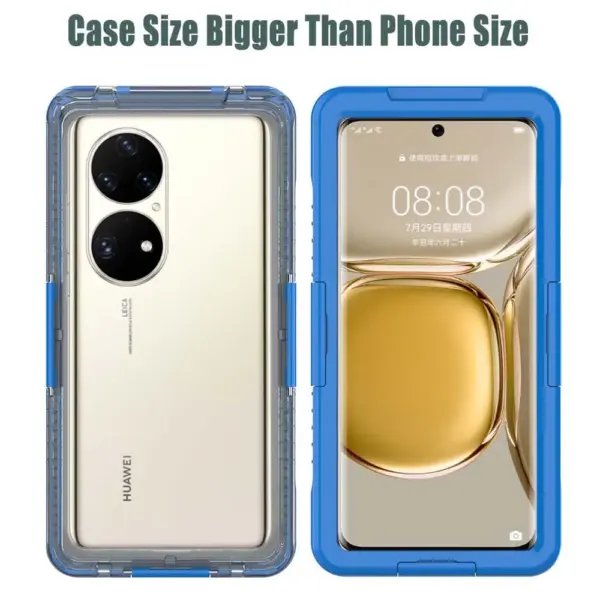 Waterproof Case for Huawei P60 Pro Plus P40 Lite Shell Swimming Shockproof Cover Full Protecion Pouch Anti Drop Bumper - Image 5