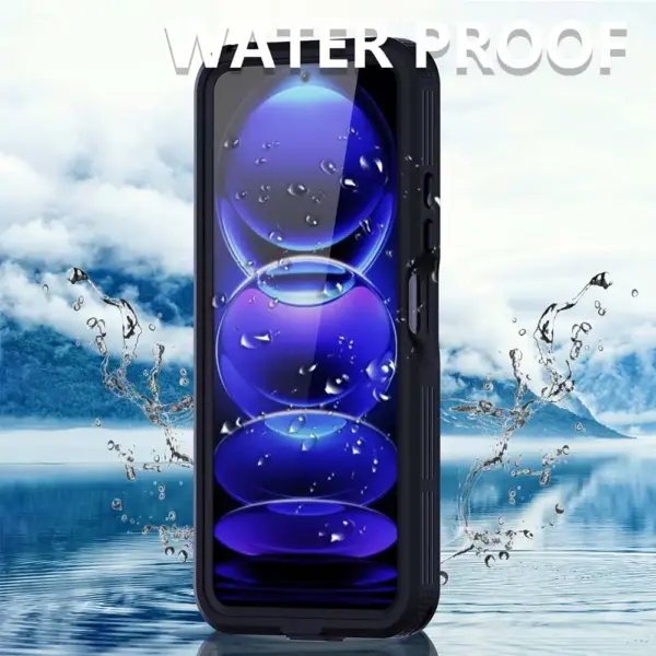 Waterproof Case for Redmi Note 12 Pro Pouch Swimming Shockproof Hard Cover with Button Full Protection Shell Capa Coque Fundas - Image 2