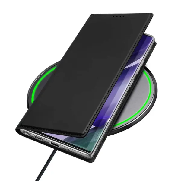 for Samsung S24 S22 Ultra S23 S22 S21 Plus S20 FE Case Luxury Skinlike Leather Pouch Flip Magnetic Wallet Phone Cover Stand - Image 5