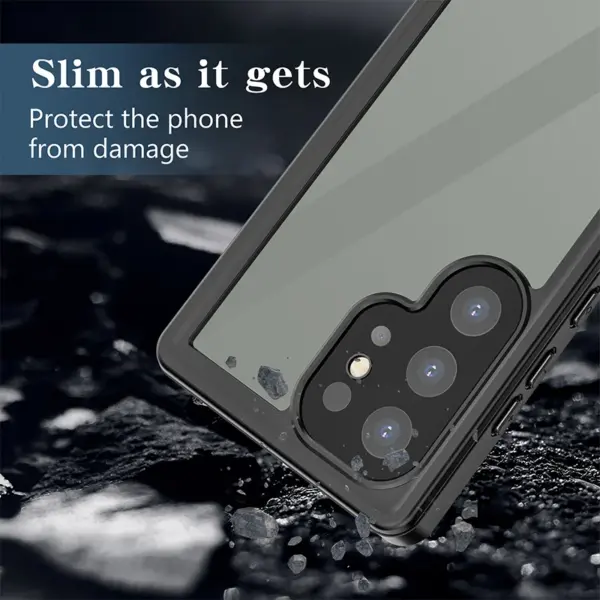 for Samsung S24 Ultra Plus Waterproof Phone Cases Transparent Swimming Outdoor Snowproof Shockproof Cover Full Protection Bumper - Image 4
