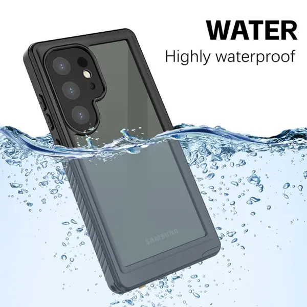 for Samsung S24 Ultra Plus Waterproof Phone Cases Transparent Swimming Outdoor Snowproof Shockproof Cover Full Protection Bumper - Image 5