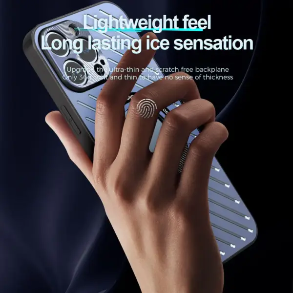 for iPhone 16 15 14 13 12 Pro Max Cover Cooling Shockproof Metal Hollow Magnetic Case Soft Edge Anti Drop Phone Bumper Protect Shell - Image 6