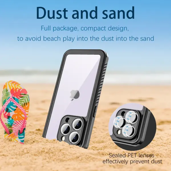 for iPhone 15 Plus Pro Max IP68 Waterproof Phone Cases Swimming Outdoor Snowproof Shockproof Cover Full Protection Bumper - Image 4