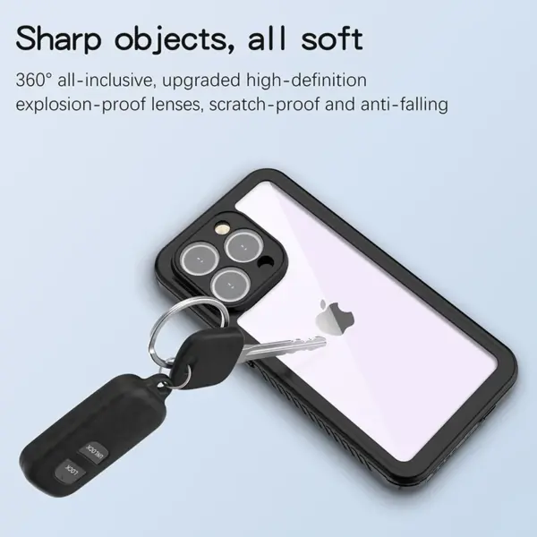 for iPhone 15 Plus Pro Max IP68 Waterproof Phone Cases Swimming Outdoor Snowproof Shockproof Cover Full Protection Bumper - Image 5