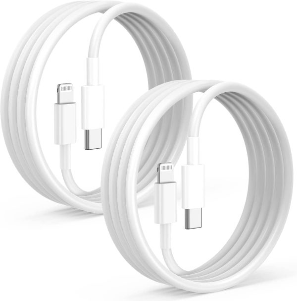 2Pack for iPhone14/13/12 Fast Charger Cable 6ft [Apple MFi Certified]