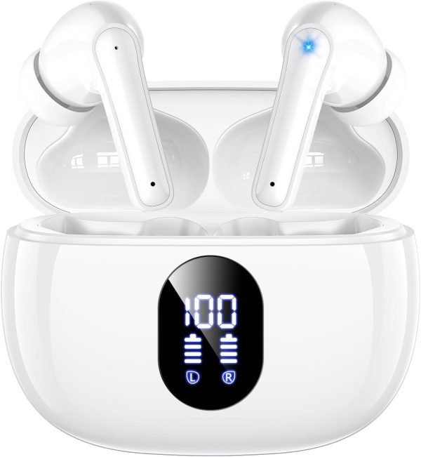 Wireless Earbuds, 2025 Ear Buds with Big Bass Stereo Sound