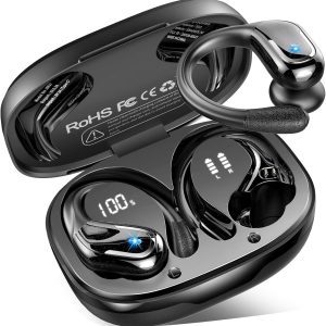 Wireless Earbuds Sport, Bluetooth 5.4 Headphones 2025 Bluetooth Earbuds with 75Hrs Stereo