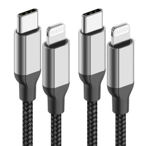 MFi Certified 3ft USB-C to Lightning Cable - Fast Charging for iPhone